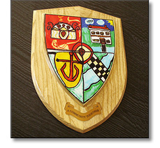 Wooden community shield